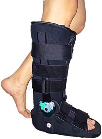 Cam Walker ROM Walker Boot Air Fracture Cast Walking Boots for Foot Ankle Fibula Injury (L:Foot Length 11.02-11.8in)
