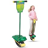 Geospace Jumparoo Frog Pogo Stick with Frog Sounds; for Young Kids 25 to 65 Lbs, Pogo Stick for Active Outdoor Fun Toy for Boys and Girls for Exercise, Balance, and Coordination