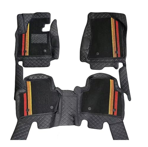 Tapis de sol voiture Kia Sorento 2013 2014 XM 7 places accessoires noir double couche