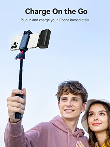 Newdery Mini Portable Charger For Iphone, 6600Mah Fast Charging Power Bank, Small Travel Battery Pack Compatible With Iphone 13/14/11/12 Pro Max/Ipad, Black #TOP7