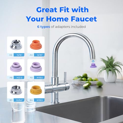 Waterdrop WD-FC-01 Water Filter For Sink, 320-Gallon Faucet Mount Water Filtration System thumb #7