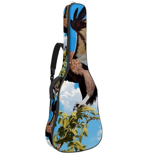 Sac pour guitare acoustique multicolore idéal pour les cours et les déplacements