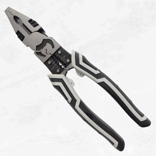 Image of Multifunction Wire Stripper and Cutter Plier for Electrician Tools, Wire Cutter Plier with Crimping Tool, Cable Cutter and Wire Stripping Tool, Multipurpose Plier for Electrical Wiring Repair(5 IN 1)