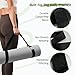 Slim Panda Yoga Mat Straps for Carrying, Adjustable Yoga Mat Carrier Sling Fits All Mats(Mat Not Included)(Dark Grey)