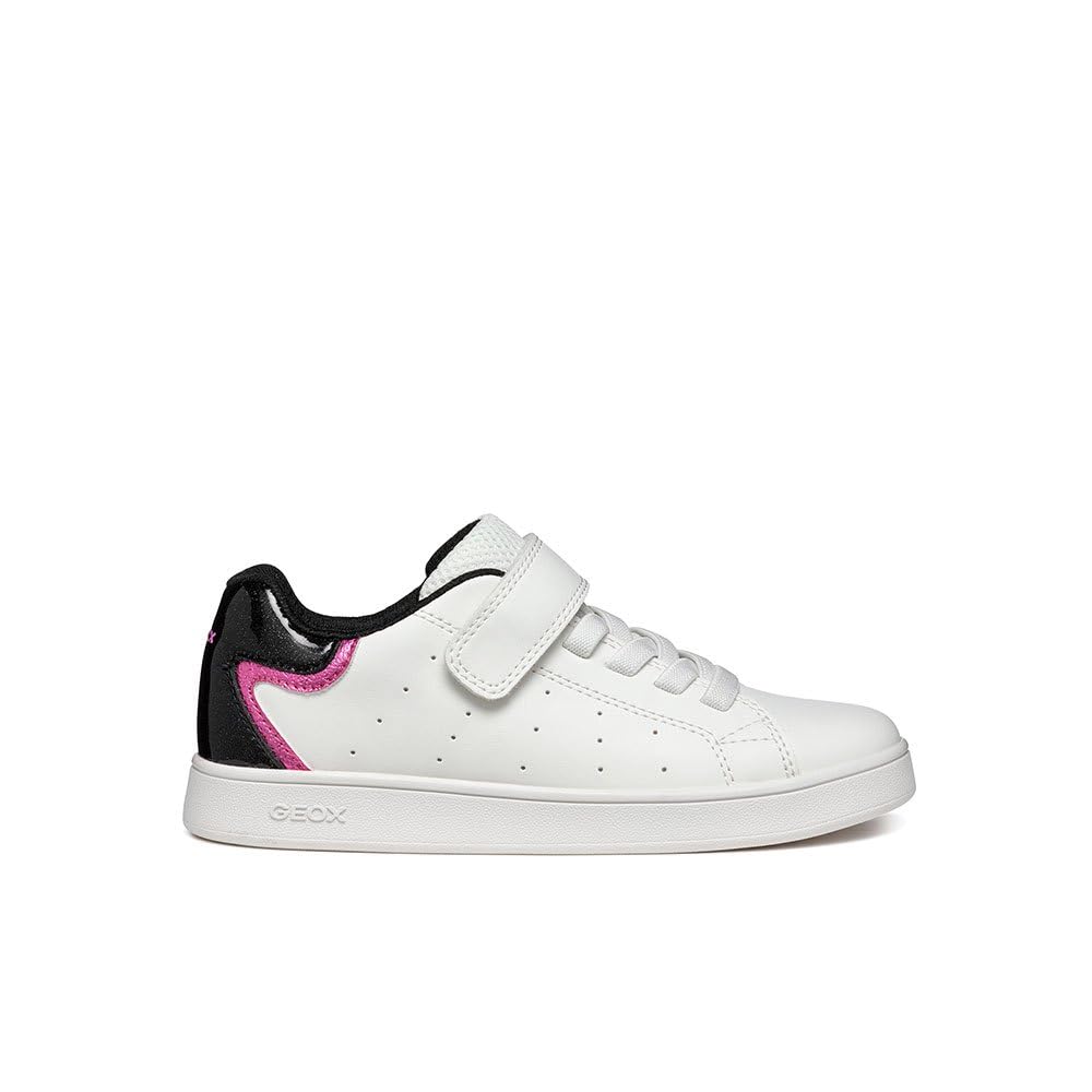 Geox J ECLYPER Girl A, Sneaker, White