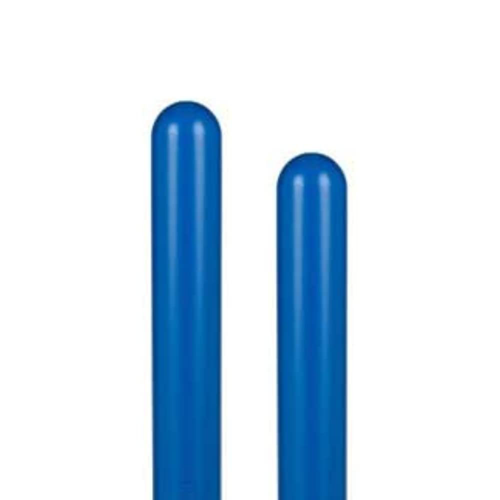 d 4" x 72" 2-Pack Round Top Bollard Cover - (Blue No Tape) by Innoplast – 2-Pack, Plastic, Blue No Tape, Pack of 2, Model BCRT472BN-2