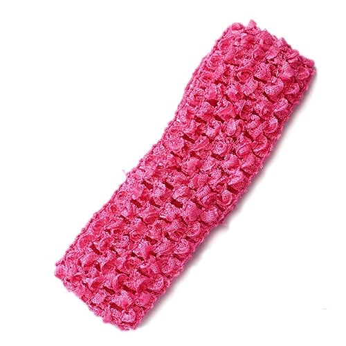 UPKOCH 72 Pcs Baby Girls Elastic Crochet Headbands, Soft Polyester Stretchy Headbands For Girls, Comfortable Fit for Newborns, Toddlers, Infants, for Everyday Wear, Photo Shoots, Special Occasions4