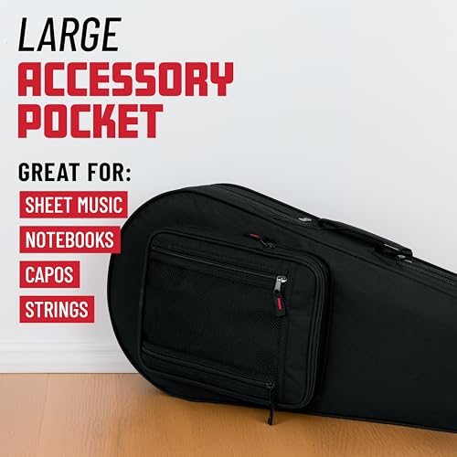 Gator Cases Lightweight Polyfoam Guitar Case for Mandolin (GL-MANDOLIN) by Gator - Image 2