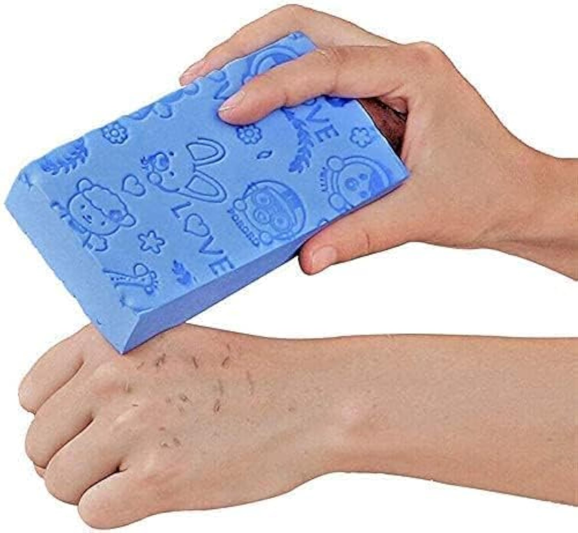 Ultra Soft Exfoliating Bath Sponge, Asian Body Scrubber