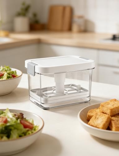 Foto von Tofupresse für Festen und Extra Festen Tofu, Tofu Abtropfen, Tofu Press