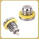 2 Sets Unterer Einheit Ablassstopfen für Mercury MerCruiser, 3/8-16 Gewinde 8M0058389 Magnetische Schraube & 10-79953Q04 Nicht-Magnetische Schraube mit 2stk Dichtungsring