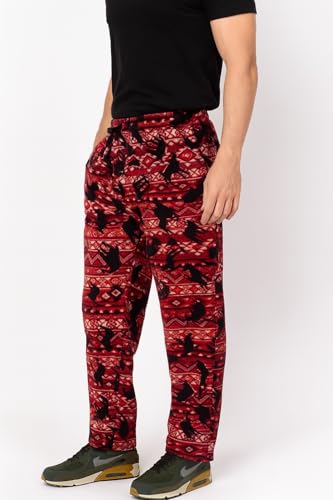Cozy Comfort Men Printed Lounge Pants 100% Micro Polar Fleece Polyester2