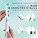 iO Replacement Heads Compatible with Oral B iO Electric Toothbrush,Compatible with Oral B iO Series 2/3/4/5/6/7/8/9/10,Premium Bristles for Deep Cleaning&Gentle Care,Black/White