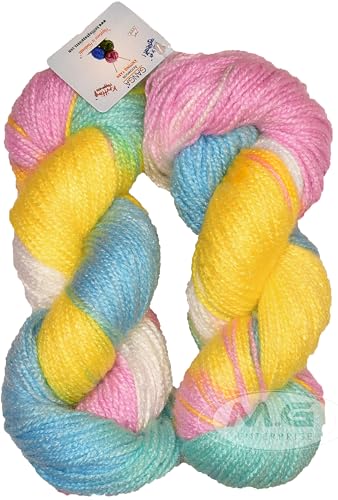 M.G ENTERPRISE Glow Knitting Yarn Wool, Tecoma 200 GMS Woolen Crochet Yarn Thread. Best Used with Knitting Needles, Crochet Needles-YO Art-CJF