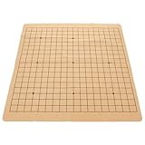 GLEAVI Échiquier Chinois Pliable Double Face en PU 50 19 Lignes, Tapis de Jeu Polyvalent pour Xiangqi et Go, Accessoire Enroulable pour Étudiants et Adultes, Plateau Portable pour Jeu