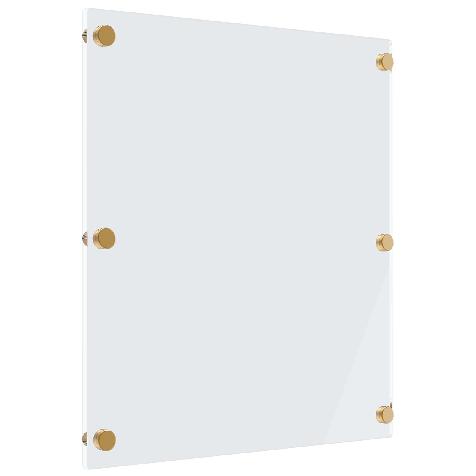 MaxGear Acrylic Dry Erase Board for Wall, 36'' x 24'' Clear Large Acrylic Writing Board Non Magnetic Floating Frameless Wall Mounted Big Whiteboard