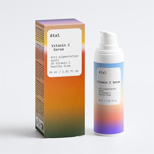Atal Vitamin C Serum, Anti-Pigmentierung, 2% Vitamin C für gesunden Glow, 30 ml