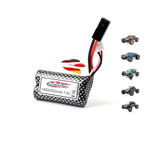 [New Version] Hosim RC Cars Replacement Battery, 500mAh New Version Li-ion Rechargeable Battery for Hosim 9130 9136 9137 9138 9145 Truggy High Speed Truck Accessory Supplies