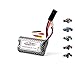 [New Version] Hosim RC Cars Replacement Battery, 500mAh New Version Li-ion Rechargeable Battery for Hosim 9130 9136 9137 9138 9145 Truggy High Speed Truck Accessory Supplies