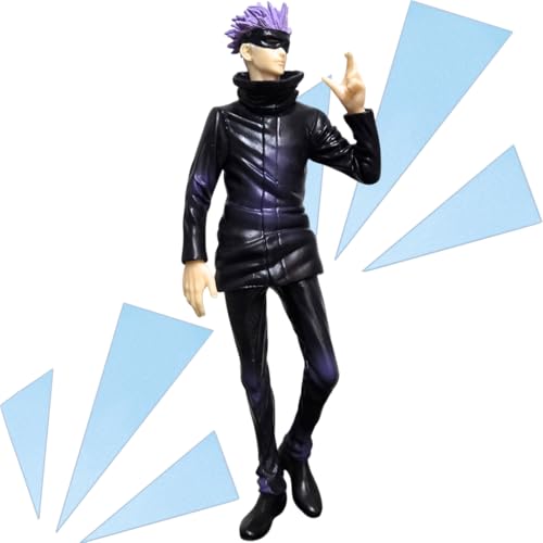 Image of FUNFOB Jujutsu Kaisen Gojo Action Figure Height -20cm Anime Figures PVC Multicolour | Gojo Eye Mask Standing
