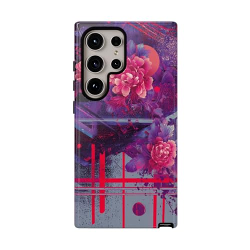Coque Samsung S24 Ultra violette rigide brillante anti-choc et anti-rayures