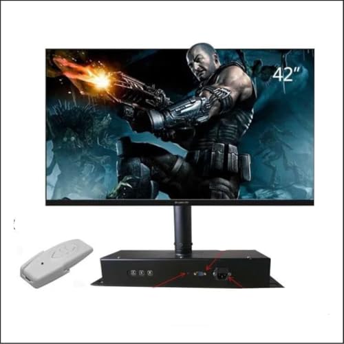 Image of Audiovan Motorization TV Bracket 180 Degree Rotation with Wireless Remote and Switch Control Tv Lift 180 Degree Screen Fit 32-75 Inch