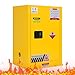 12 Gallon Dangerous Storage Explosion Proof Cabinet 22.8in W X 18.1in D X 35in H F﻿lammable Liquid Storage Cabinet for Industrial Applications