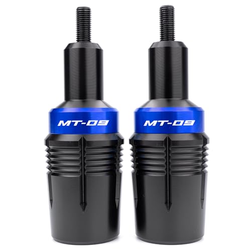 ZYAKOMO Fit For YAMAHA MT-09 2024 2025 MT 09 2023 MT09 SP 2021 TRACER 9 GT FZ09 CNC Motorcycle Frame Sliders Crash Protector Pad Falling Protection (Blue)