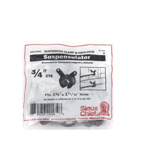Serre-tube en plastique 1,9 cm Cts support de suspension vertical tuyau