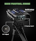 Sovonix Night Vision Goggles 4K 48MP, 10000mAh Rechargeable 8X Digital Zoom 7-Level IR Night Vision Binoculars Vista 600m can Save Photo and Video for Camping and Surveillance with 32GB Card - Image 8