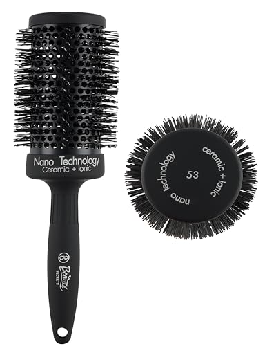 Image of Beaute Secrets Round Brush for Blow Drying - Extra Large Ceramic Ion Thermal Barrel Brush for Precise Styling and Maximum Volume - Lightweight Round Hair Brush for Smooth, Manageable Hair, 53 mm (2 Inch)