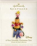 A VERY FRIENDLY CHRISTMAS TREE Winnie the Pooh Hallmark Keepsake Ornament 2006
