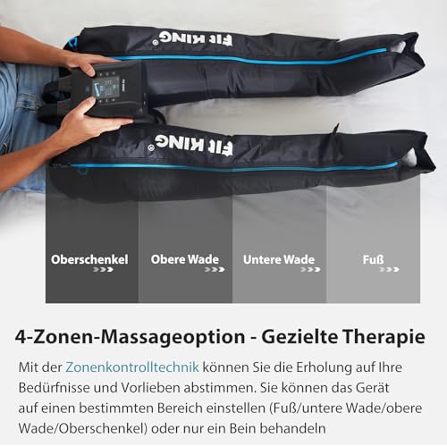 FIT-KING-Kabellose-Beinmassagegeraet-Massagegeraet-fuer-Beine-Kompressions-Manschetten-fuer-die-Beine-zur-Entspannung-und-Tiefenentspannung-nach-dem-Sport-Mittel - sparfuchs24.io – Top Angebote, Tests & Preisvergleiche