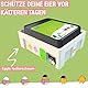 Okköbi OBI-36 Brutautomat für Hühner, Enten & andere Vögel + Temperaturkontrolle + Feuchtigkeitsanzeige + Brutautomat vollautomatisch + Integrierte Eierschale + 5 Jahre Schutz+ NEU