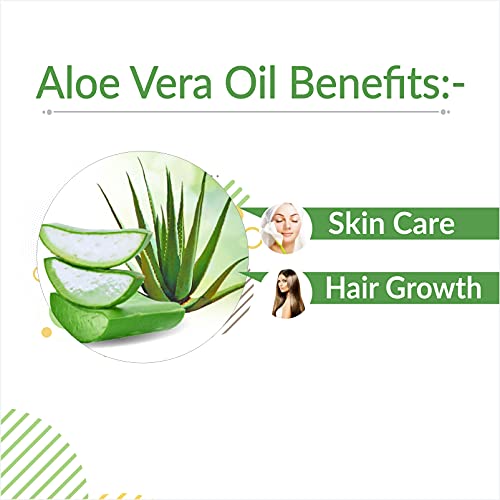 Image of B-URBAN Aloe Vera (Aloe Barbadensis Miller) Oil,100% Pure & Natural Undiluted Essential Oil Organic Standard For Skin & Hair Care - 30ML