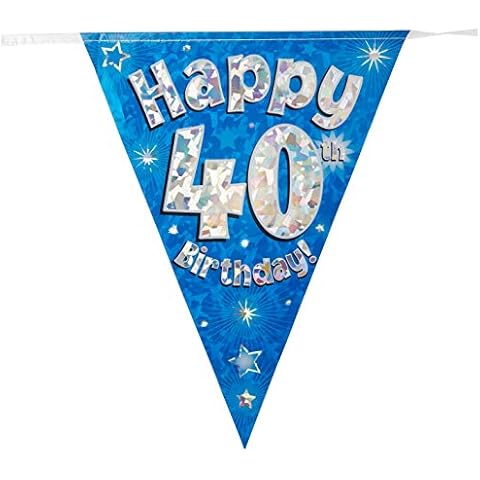 Eleganza zum 40. Geburtstag Wimpelkette Cover