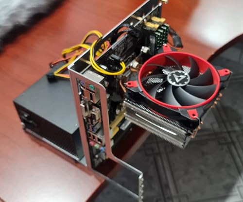 Boîtier mATX RAW P-CASE 2 en acier brut et authentique avec refroidissement liquide AIO 240mm