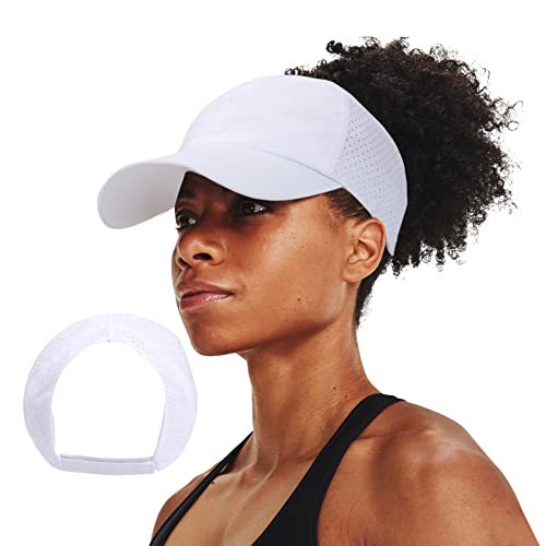 Catálogo de Ropa de Béisbol para Mujer los 5 más buscados. 49 BUTITNOW - Gorra de béisbol para mujer, sin espalda, alta para cola de caballo, ajustable, alta y desordenada, Blanco, M