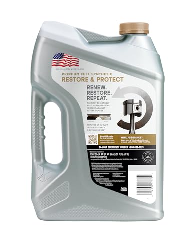 Image of Valvoline Restore & Protect Full Synthetic 0W-20 Motor Oil 5 QT, Case of 3