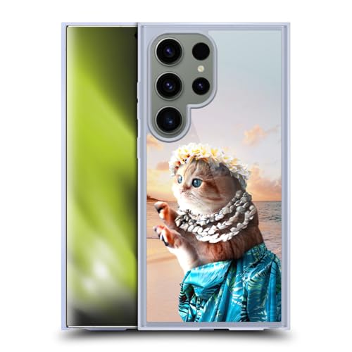 Coque Gel Samsung S24 Ultra MagSafe Random Galaxy Chat Hawaïen