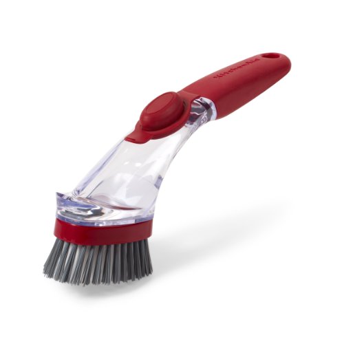 Preisvergleich Produktbild KitchenAid Soap Dispensing Sink Brush, Red