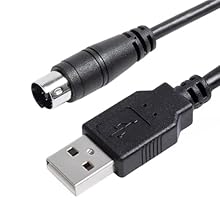 COMPATIBILITY: USB to Mini-Din 7 Pin Male Cable. Specifically designed for IK Multimedia iRig Series including iRig HD, HD-A, Keys, I/O 25/49, MIDI 2 Pro, Pro Duo, and Pro I/O Stream devices CONNECTION TYPE: Features USB Type-A connector on one end a...