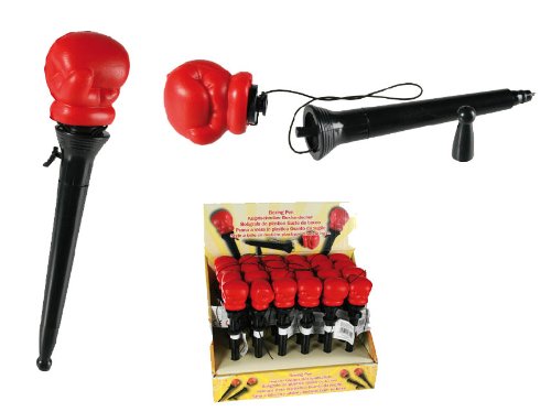 Stylo à bille avec gant de boxe pour animer vos journées de travail et de cours