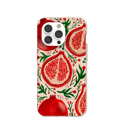 Pela | Phone Case Compatible with iPhone 14 Pro | Limited Edition | Supports Wireless Charging | Cute Eco Friendly | Pomegranate Cheer - image 1