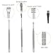 FERNIDA Ear Cleaner, Spiral Ear Wax Removal Tool Kit, New Upgraded Medical Silicone Head&Stainless Steel 6 Pack Ear Pick System Safe Care for Kids,Adults,Elder