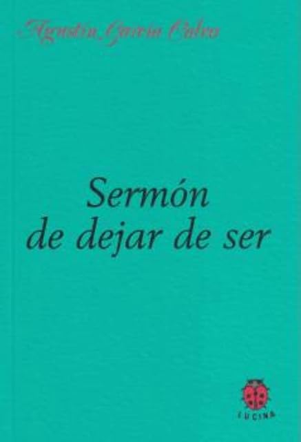 Portada de Sermón de Dejar de Ser