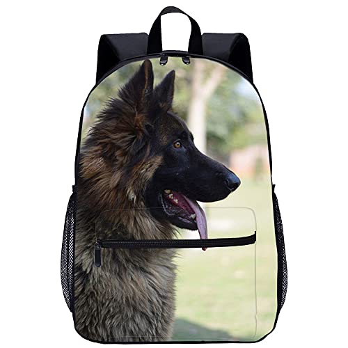Sac à dos enfant chien résistant, grand sac d'école garçon 45cm