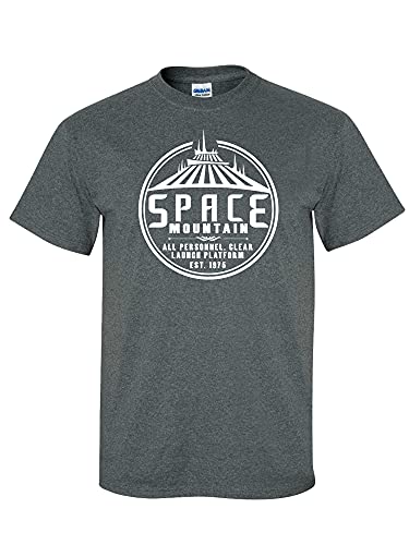 Space Mountain Magic Kingdom Vacation T-Shirt Space Family Shirts Adult (S, Black)3