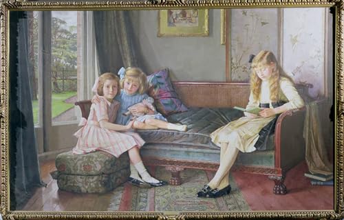 Cuadro de lienzo Figli di Todd de William Logsdail, fotos y cuadros decorativos de 60x90cm