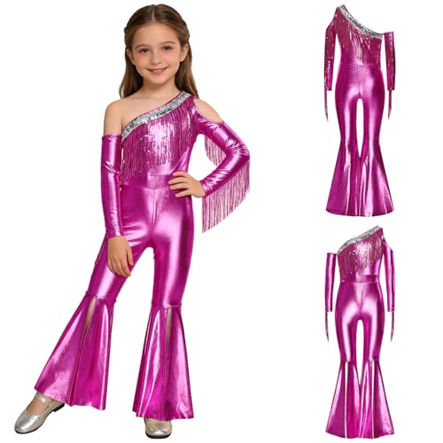 Disfraz completo para niñas de 8 años color Hot Pink miniatura 6